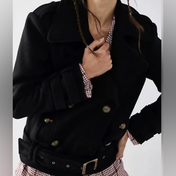 Free People Cecelia Peacoat - Picture 2 of 4